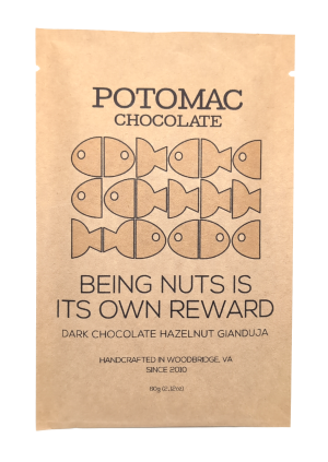 Potomac Chocolate - Gianduja Bar (Dark Chocolate with Hazelnut)