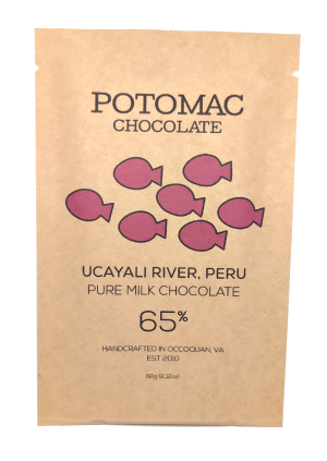 Potomac Chocolate - Ucayali River Peru 65% Dark Milk Chocolate
