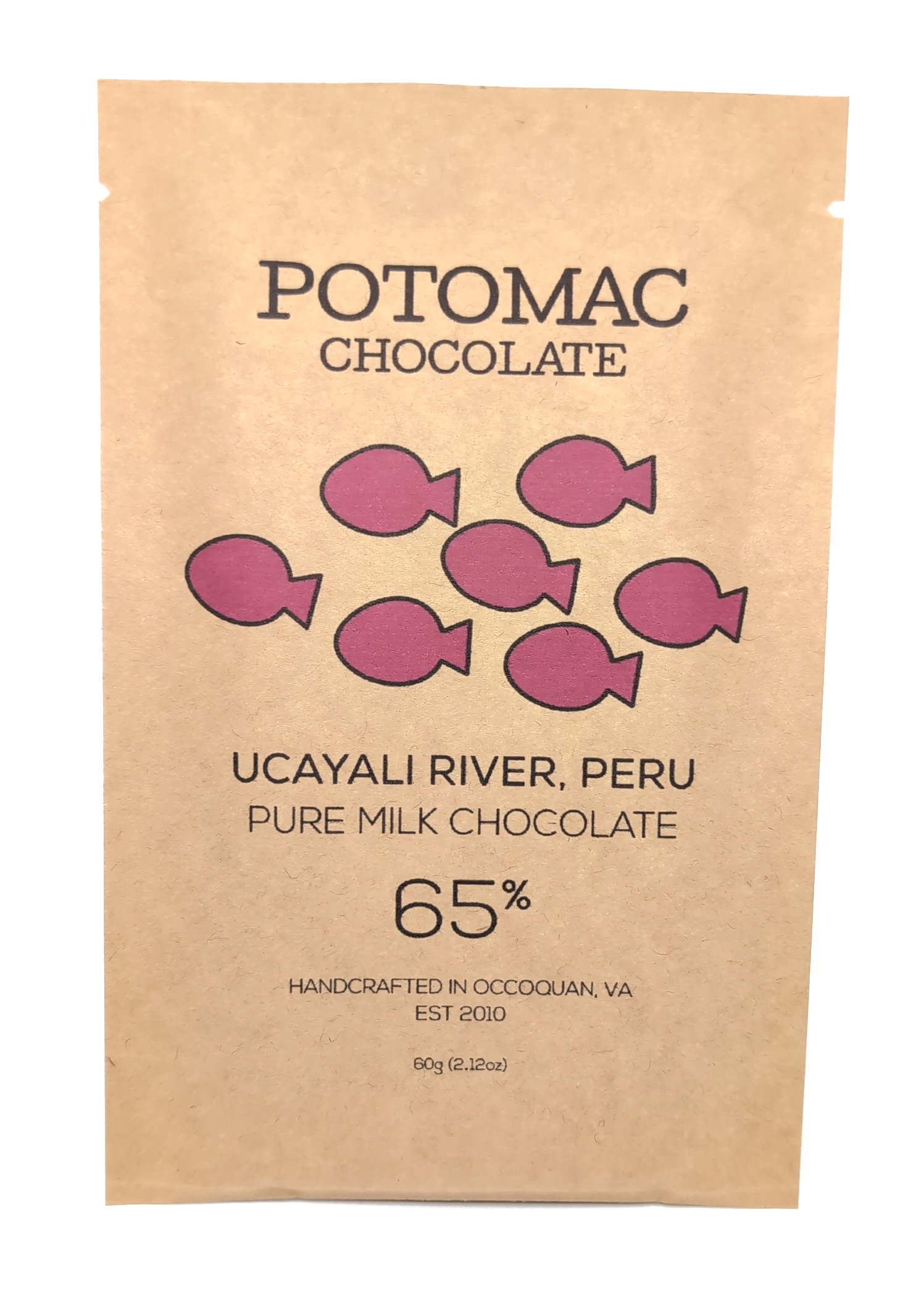 Potomac Chocolate - Ucayali River Peru 65% Dark Milk Chocolate